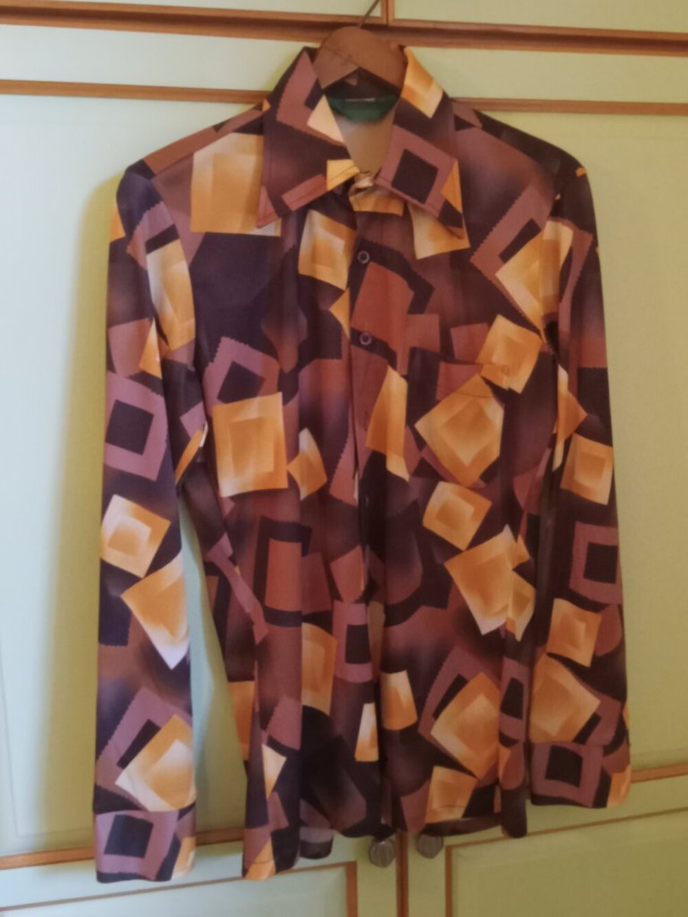Vintage original 1970 shirt disco psychedelic